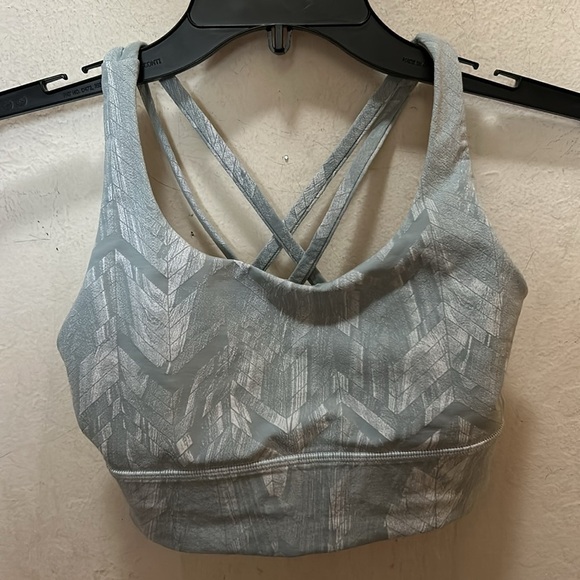 Lululemon Energy Longline Bra Medium Support, B–D Cups Size 4 - Picture 1 of 6